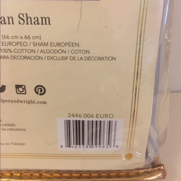 Piper & Wright European Sham - Picture 8 of 8